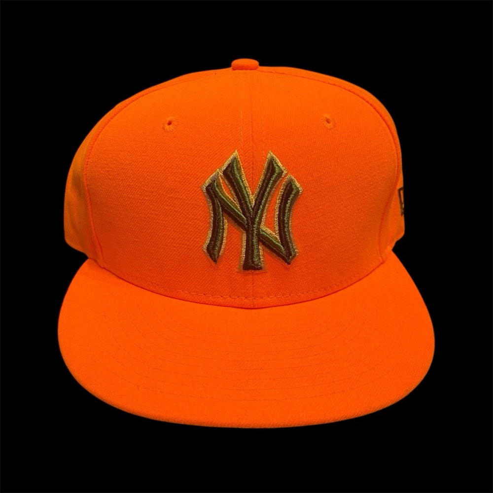 New Era Camouflage and Orange Cap